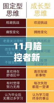 11月脑控者新动向，变化催化成长，自信铸就成就