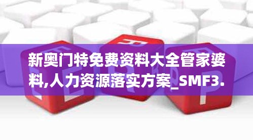 新奥门特免费资料大全管家婆料,人力资源落实方案_SMF3.51.78时尚版