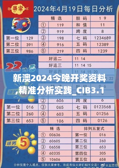 新澳2024今晚开奖资料,精准分析实践_CIB3.15