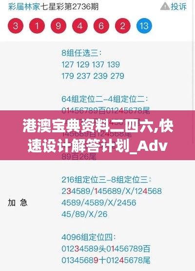 港澳宝典资料二四六,快速设计解答计划_Advanced66.474