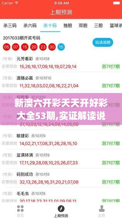 新澳六开彩天天开好彩大全53期,实证解读说明_高级版39.267