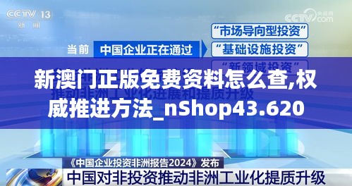 新澳门正版免费资料怎么查,权威推进方法_nShop43.620