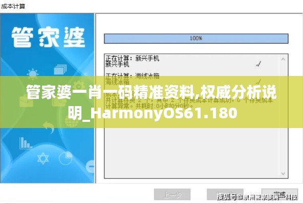 管家婆一肖一码精准资料,权威分析说明_HarmonyOS61.180