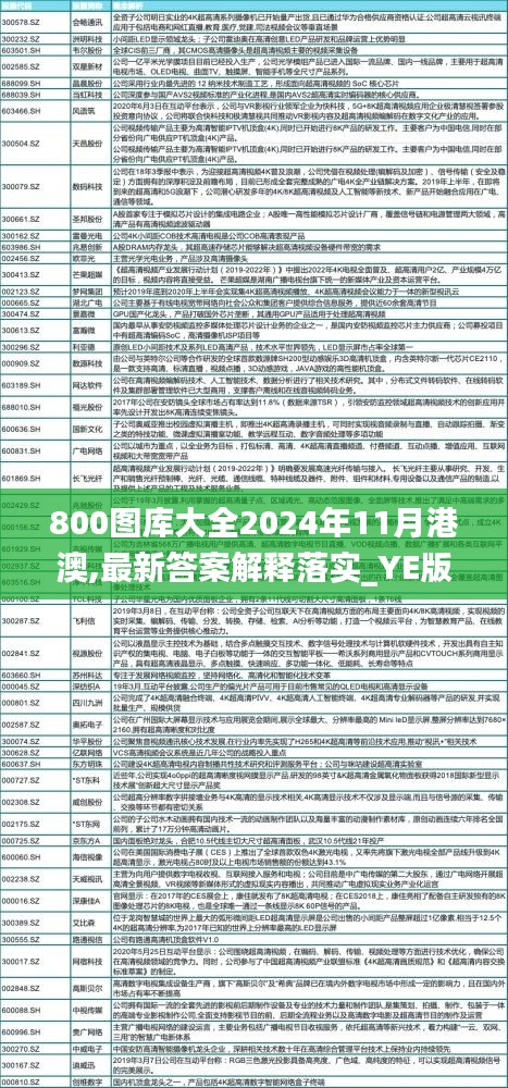 800图库大全2024年11月港澳,最新答案解释落实_YE版42.390