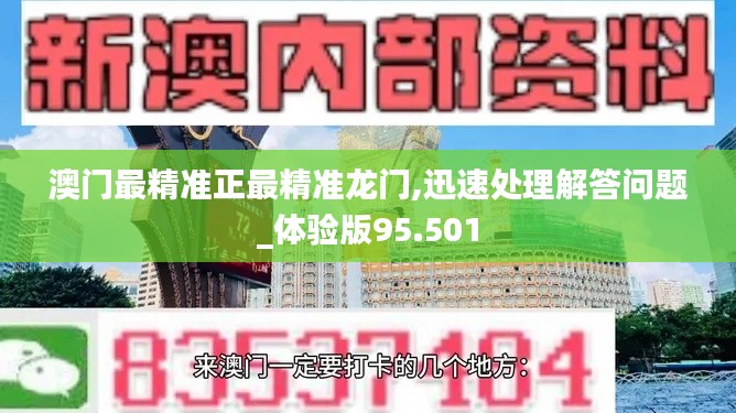 澳门最精准正最精准龙门,迅速处理解答问题_体验版95.501