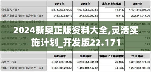 2024新奥正版资料大全,灵活实施计划_开发版22.171