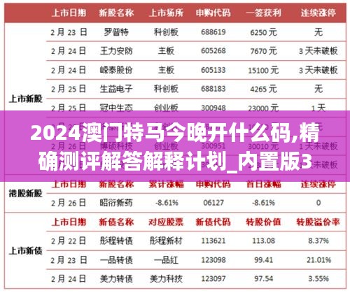 2024澳门特马今晚开什么码,精确测评解答解释计划_内置版32.065