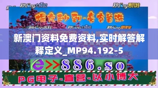 新澳门资料免费资料,实时解答解释定义_MP94.192-5