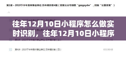 往年12月10日小程序实时识别技术探讨，观点阐述与实时识别技术探讨