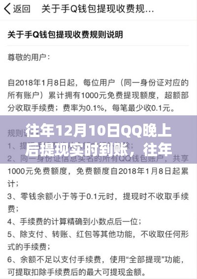 往年12月10日QQ夜间提现实时到账功能深度评测与体验分享