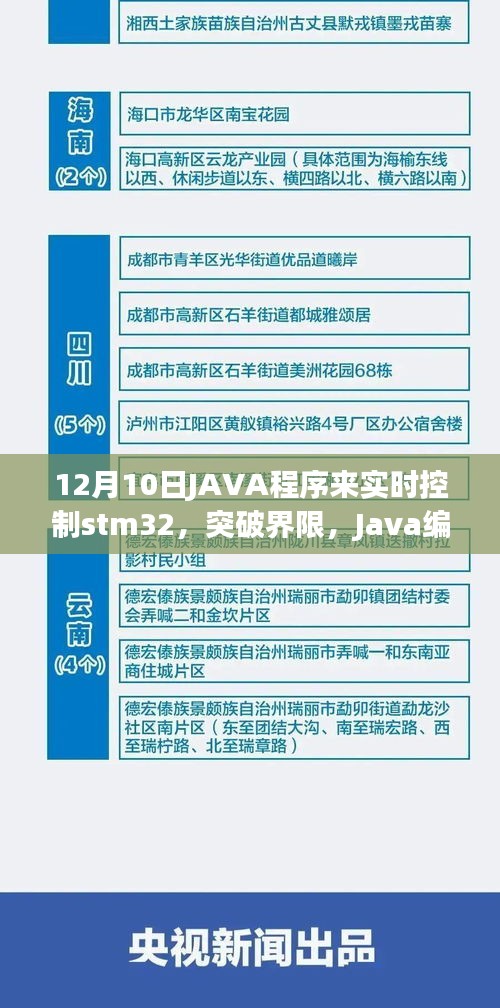 Java编程点亮STM32实时控制之路，追梦编程，掌控未来！