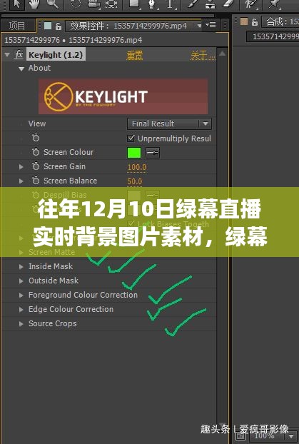 绿幕直播时代的背景图片素材演变与影响，历年十二月十日回顾