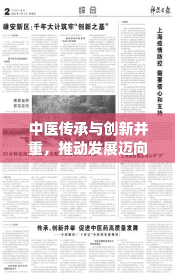 中医传承与创新并重，推动发展迈向新高度