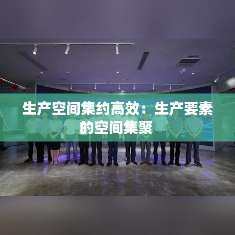 生产空间集约高效：生产要素的空间集聚 