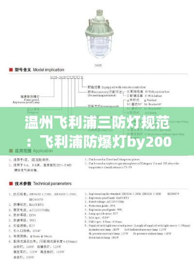 温州飞利浦三防灯规范：飞利浦防爆灯by200p 