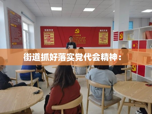 街道抓好落实党代会精神： 