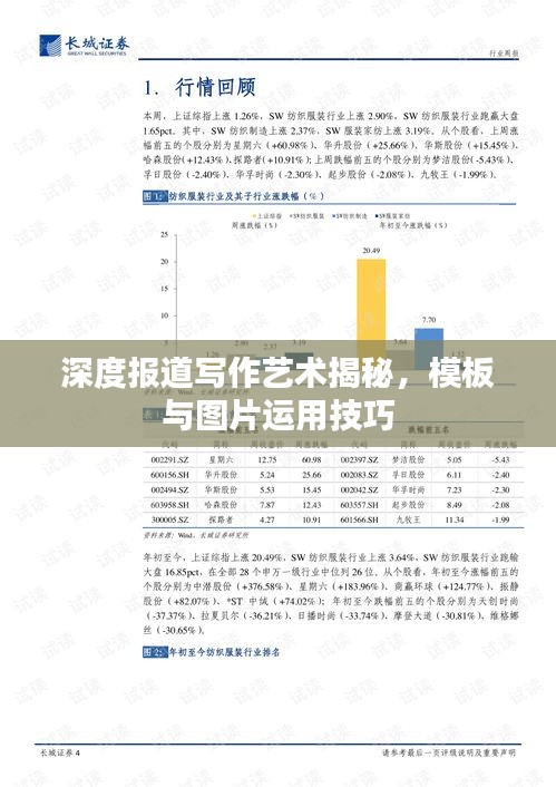 深度报道写作艺术揭秘，模板与图片运用技巧