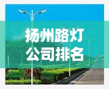 扬州路灯公司排名揭晓，影响力深度解析