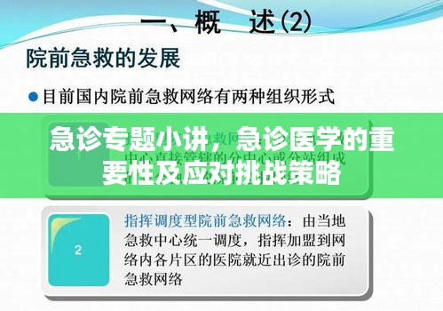 急诊专题小讲，急诊医学的重要性及应对挑战策略