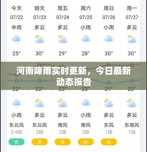 河南降雨实时更新，今日最新动态报告