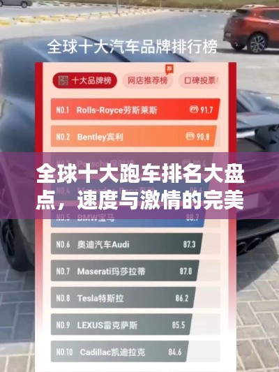 全球十大跑车排名大盘点，速度与激情的完美结合！