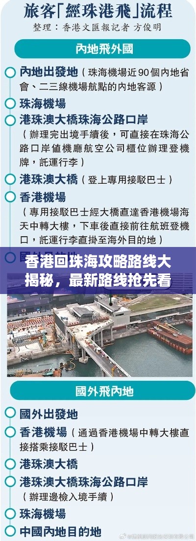 香港回珠海攻略路线大揭秘，最新路线抢先看