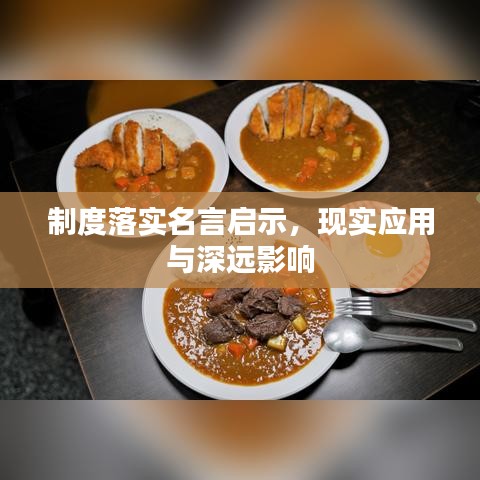 制度落实名言启示，现实应用与深远影响